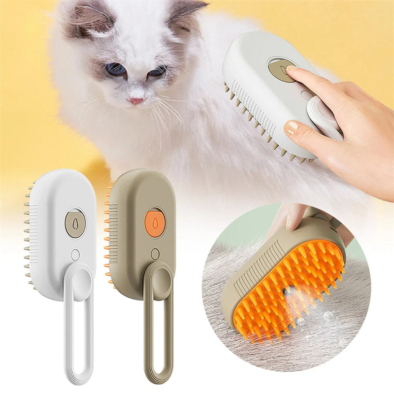 Chammypet™  3-in-1 Electric Pet Steam Brush