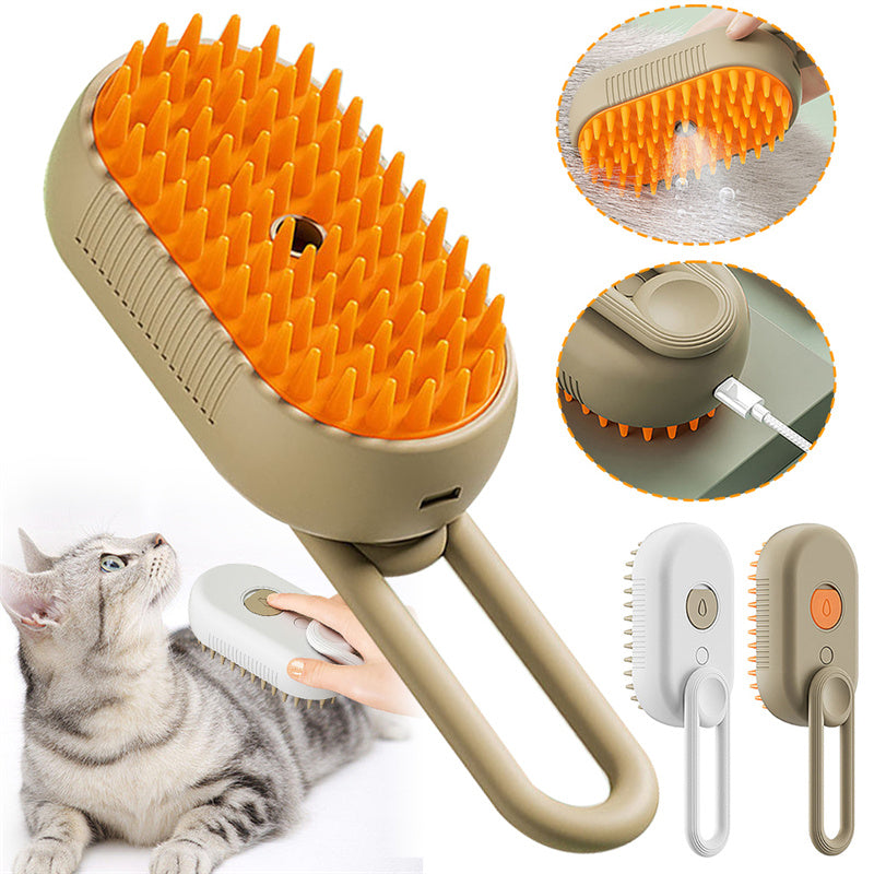 Chammypet™  3-in-1 Electric Pet Steam Brush